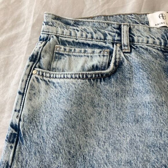 Anine Bing Sonya Jean - Acid Washed Blue - Picture 6 of 10